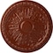 Ekena Millwork Raymond Ceiling Medallion (Fits Canopies up to 5 3/8"), Hand-Painted Firebrick, 18"OD x 1 1/4"P CM18RA2FIF - alternate 1